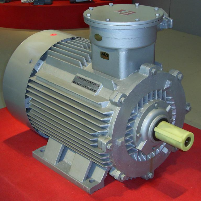 防爆电机45°角实拍